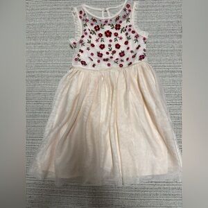 3/$20🍁SALE! Cat & Jack Floral Embroidered Tulle Girls Dress